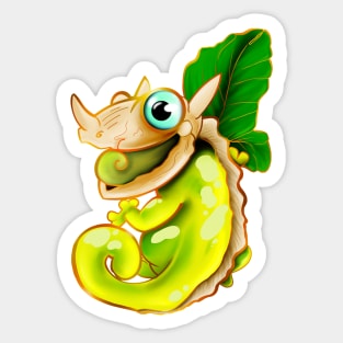 Pistachiomeleon Sticker